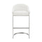 Armen Living - Atherik Bar or Counter Stool in Faux Leather and Metal - 840254335844