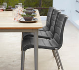 Cane-Line - Core chair, stackable, AirTouch - Aluminium | 8433AITG