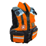 First Watch AV-800 4 Pocket Vest Hi-Vis - Orange/Black - S/M [AV-800-OB-S/M]