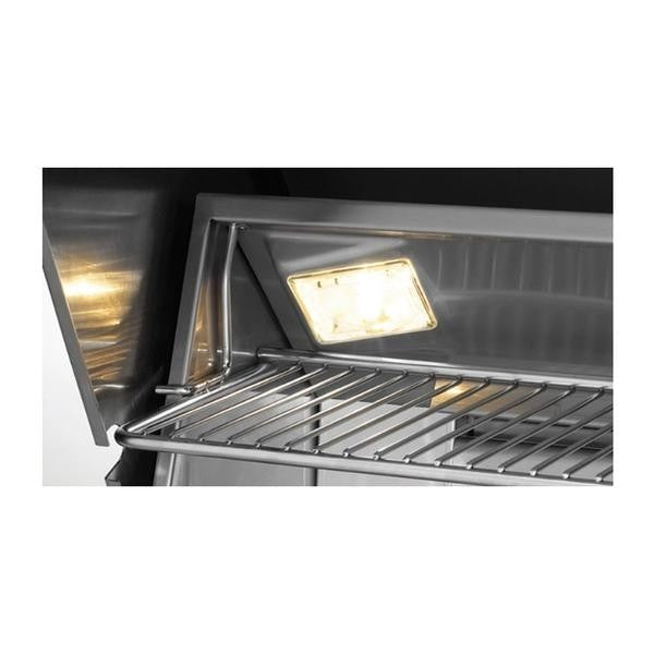 Fire Magic - Aurora 25 1/2 Inch Built-In Grill with Analog Thermometer and Rotisserie, Liquid Propane/Natural Gas, Cast Stainless Steel "E" | A430I-8EAP