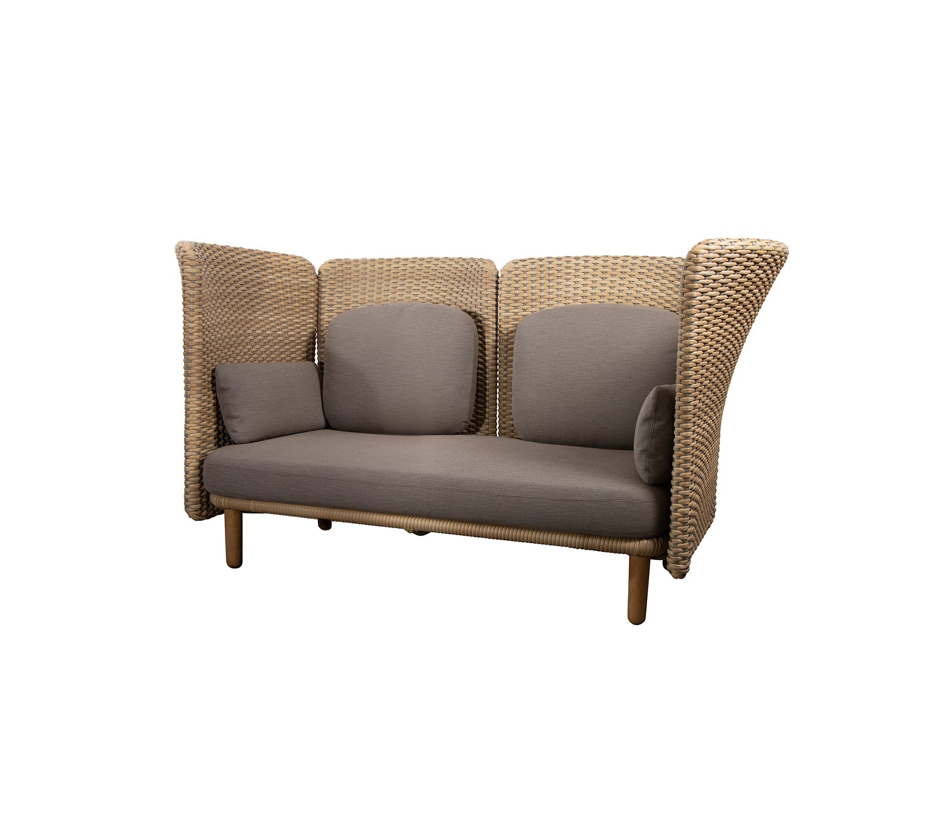 Cane-Line - Arch 2-seater sofa w/ high arm/backrest - ARCH 7
