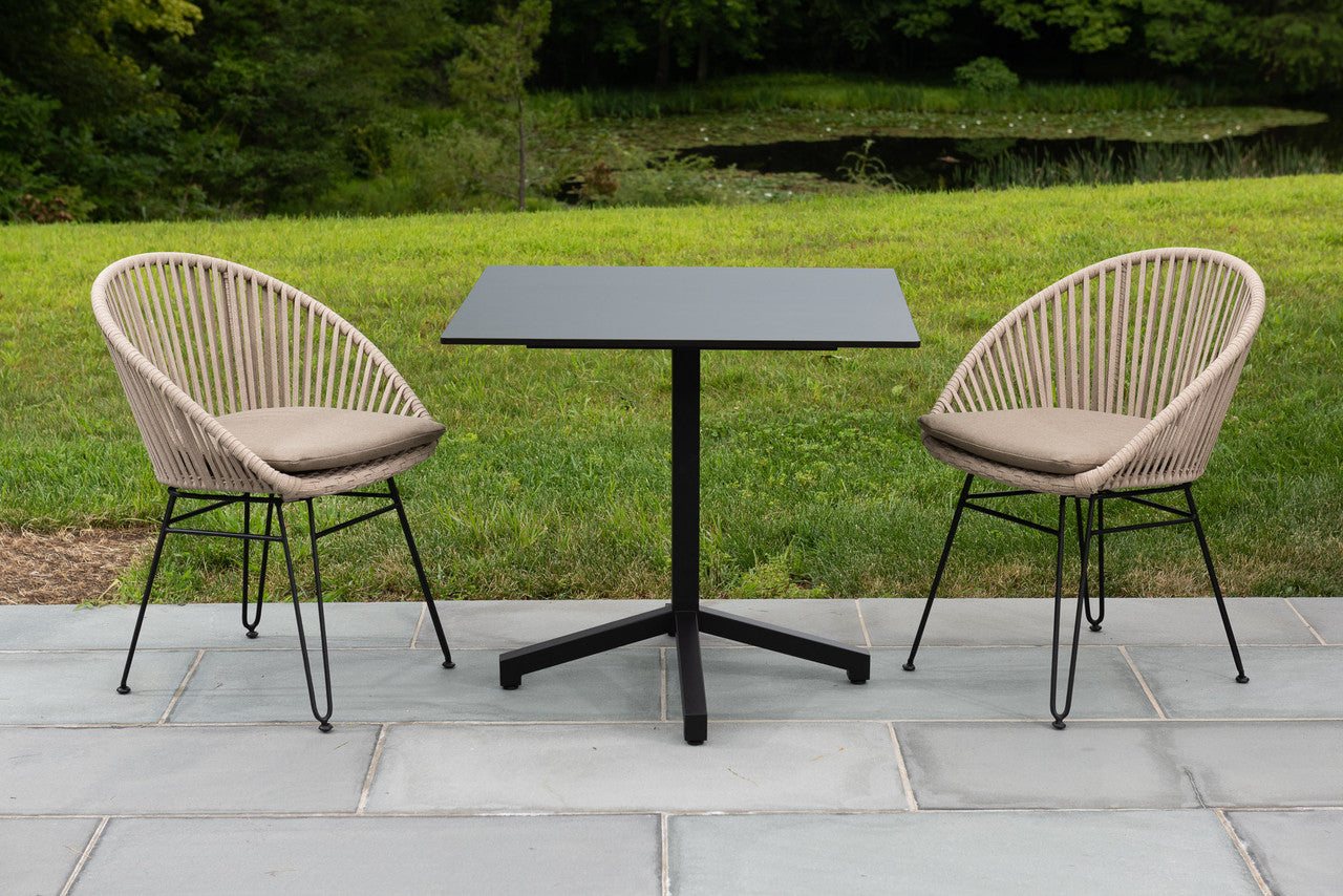 CO9 Design - Greenport Pedestal Table with Grey Flip Top | [GP31]