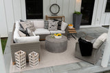 CO9 Design - Savannah White Coral Wicker Club Chair with Dune Cushions | [SV30GRCUSSV30GR]
