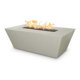 The Outdoor Plus - Angelus 60" Rectangle Concrete Fire Pit Table - OPT-AGLGF60