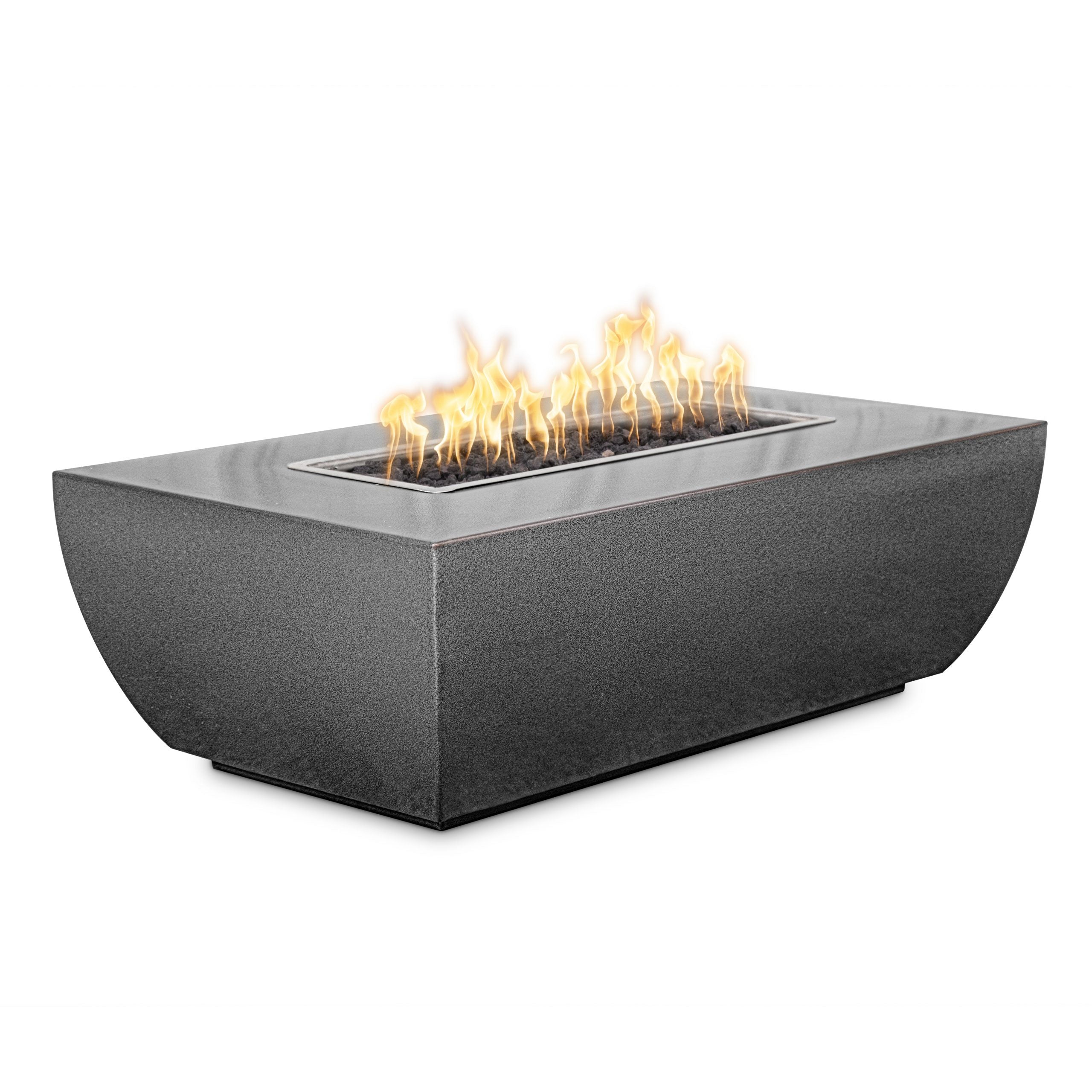 The Outdoor Plus - 48" Avalon 24” Tall Powder Coat Fire Pit - OPT-AVLPC4824