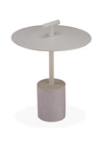 CO9 Design - Bayridge 18" Side Table with Handle | Black and Taupe