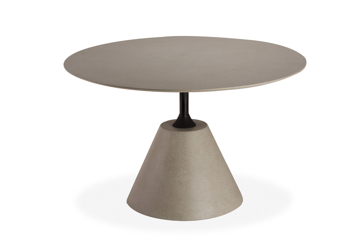 CO9 Design - Bayridge 47" Round Stone Grey Dining Table | [BA47]