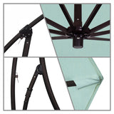 California Umbrella - 9' - Cantilever Umbrella - Aluminum Pole - Spectrum Mist - Sunbrella  - BA908117-48020