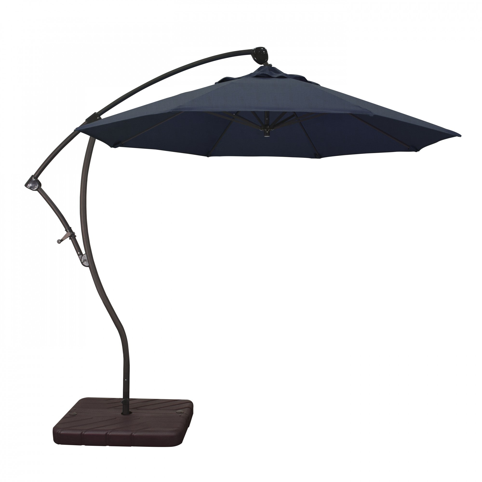 California Umbrella - 9' - Cantilever Umbrella - Aluminum Pole - Spectrum Indigo - Sunbrella  - BA908117-48080