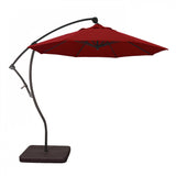 California Umbrella - 9' - Cantilever Umbrella - Aluminum Pole - Jockey Red - Sunbrella  - BA908117-5403