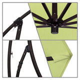 California Umbrella - 9' - Cantilever Umbrella - Aluminum Pole - Parrot - Sunbrella  - BA908117-5405
