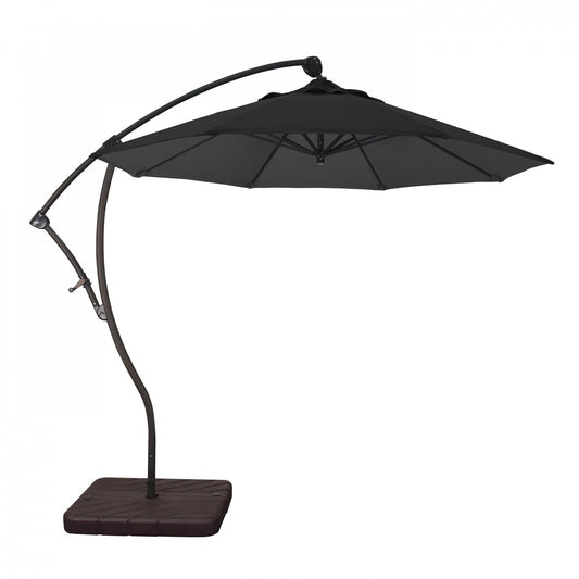 California Umbrella - 9' - Cantilever Umbrella - Aluminum Pole - Black - Sunbrella  - BA908117-5408