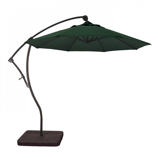 California Umbrella - 9' - Cantilever Umbrella - Aluminum Pole - Forest Green - Sunbrella  - BA908117-5446