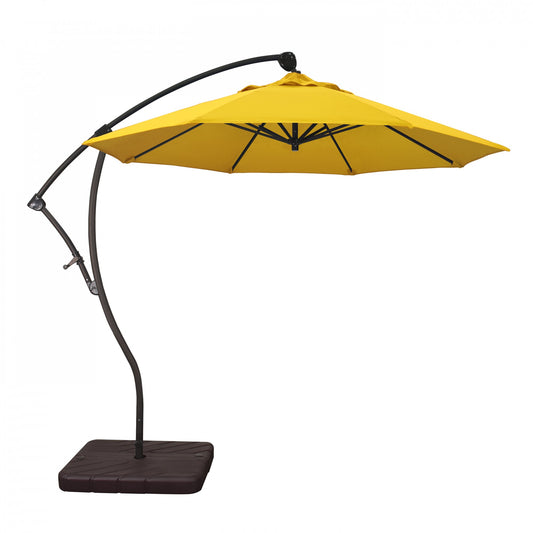 California Umbrella - 9' - Cantilever Umbrella - Aluminum Pole - Sunflower Yellow - Sunbrella  - BA908117-5457