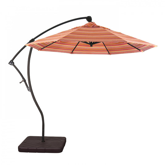 California Umbrella - 9' - Cantilever Umbrella - Aluminum Pole - Dolce Mango - Sunbrella  - BA908117-56000