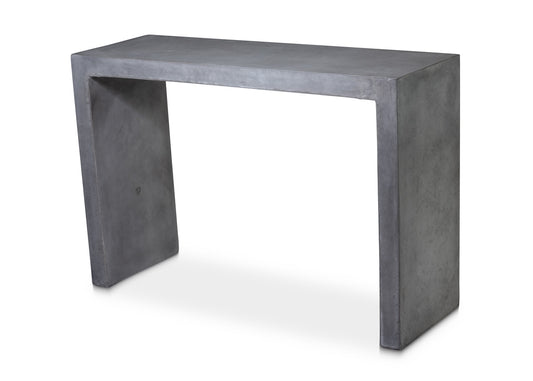 CO9 Design - Bridge 47" Waterfall Console Table in Cement | [BD47]