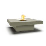 The Outdoor Plus - 48" Square Balboa GFRC Concrete Fire Table - OPT-BAL48