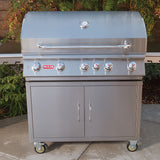 Bull Grills - 38-Inch 5-Burner Freestanding Grill with Rear Infrared Burner | 5756X