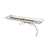 Outdoor Greatroom - 12" x 24" Linear Crystal Fire Plus Gas Burner with Direct Spark Ignition (NG) - CFP1224DSING