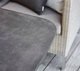 Cane-Line - Capture coffee table, 85x85 cm, Aluminium - 50204A