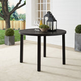 Crosley Furniture - Kaplan 42" Round Outdoor Metal Dining Table Oil Rubbed Bronze