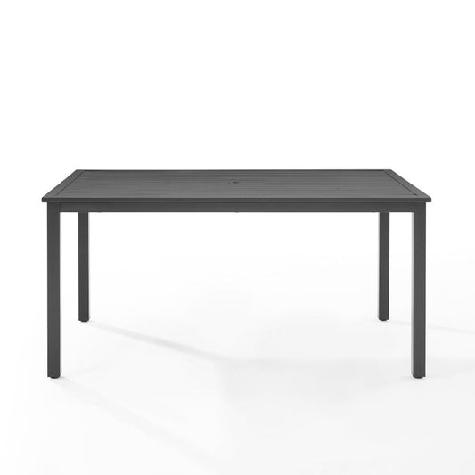 Crosley Furniture - Hansen Outdoor Metal Dining Table Matte Black