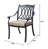 Lawton Casual Comfort - Dining Chair (Classic) w/ Sunbrella Cushion (Set of 2)