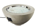 Outdoor Greatroom - Natural Grey Cove 42" Round Gas Fire Pit Bowl w/Direct Spark Ignition (LP) - CV30DSILP