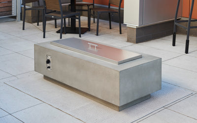 Outdoor Greatroom - Natural Grey Cove 54" Linear Gas Fire Table w/Direct Spark Ignition (NG) - CV54DSING