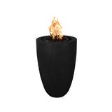 The Outdoor Plus - Castillo 22 Inch Concrete Electronic Fire Pillar with Access Door - OPT-CSTO22AD