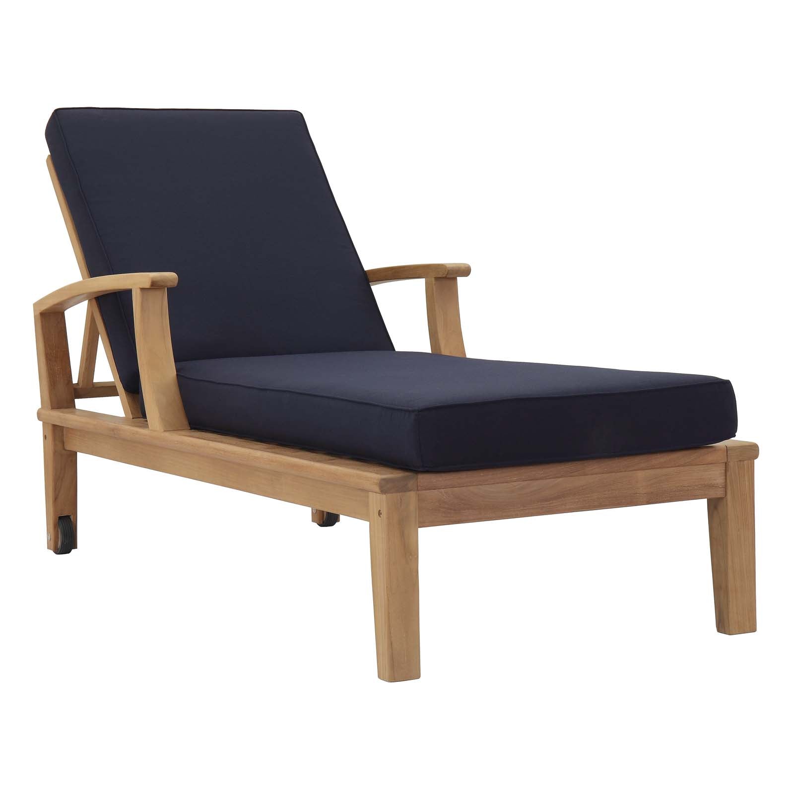 Modway - Marina Outdoor Patio Teak Single Chaise - EEI-1151