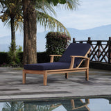 Modway - Marina Outdoor Patio Teak Single Chaise - EEI-1151