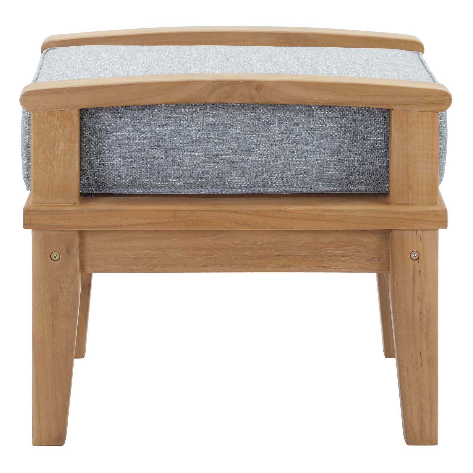 Modway - Marina Outdoor Patio Teak Ottoman - EEI-1152