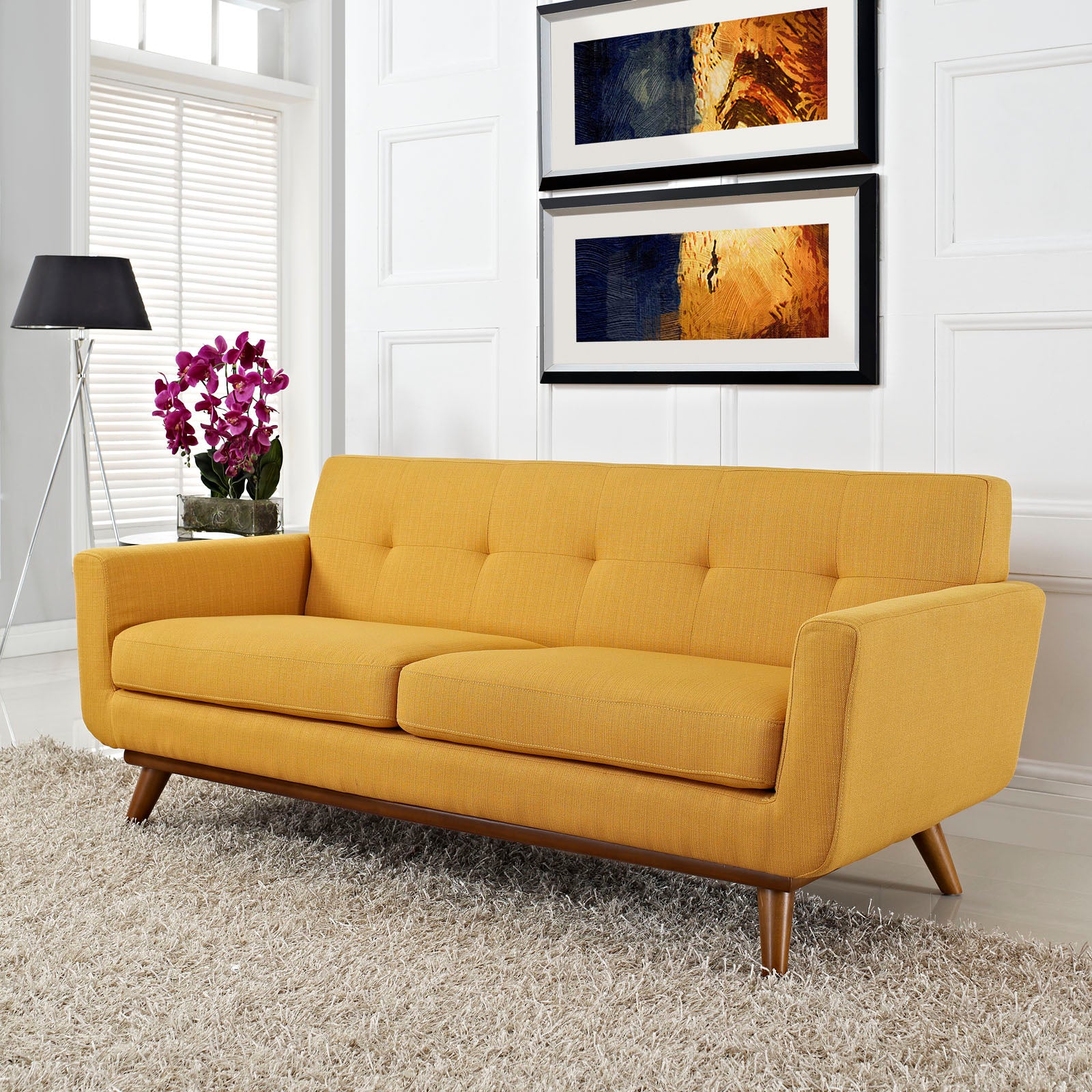 Modway - Engage Upholstered Fabric Loveseat - EEI-1179