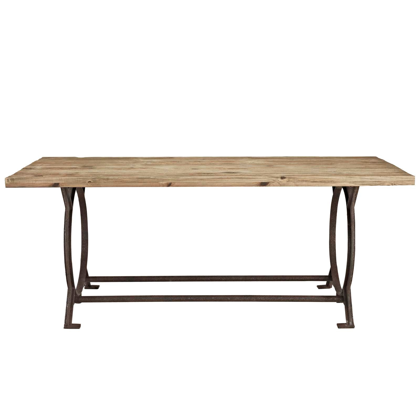 Modway - Effuse Rectangle Wood Top Dining Table - EEI-1205