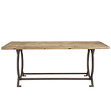 Modway - Effuse Rectangle Wood Top Dining Table - EEI-1205