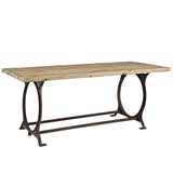 Modway - Effuse Rectangle Wood Top Dining Table - EEI-1205
