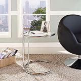Modway - Eileen Gray Chrome Stainless Steel End Table - EEI-125