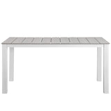 Modway - Maine 63" Outdoor Patio Dining Table - EEI-1508