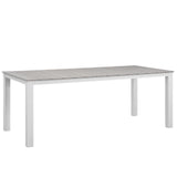 Modway - Maine 80" Outdoor Patio Dining Table - EEI-1509