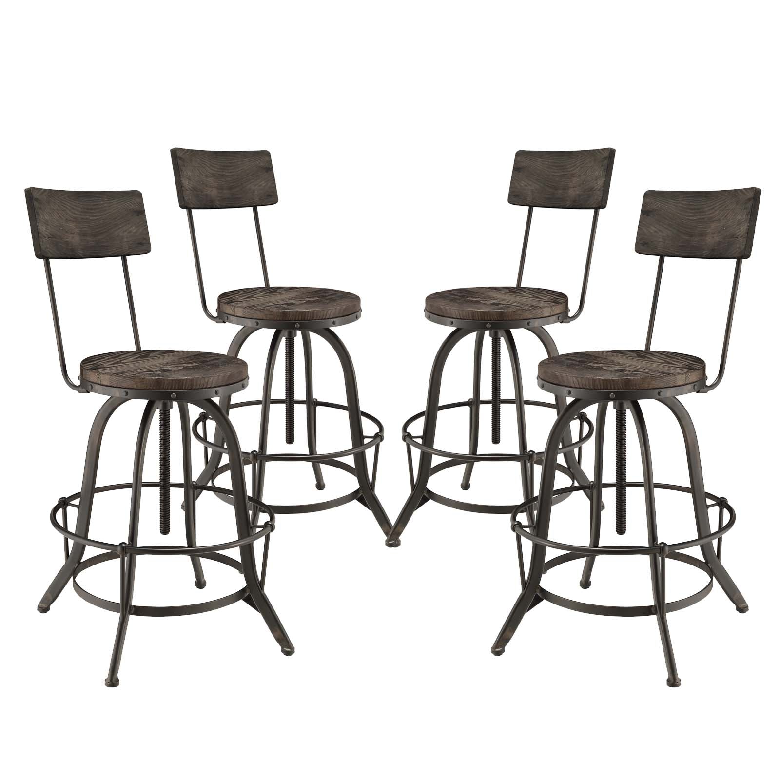 Modway - Procure Bar Stool Set of 4 - EEI-1609
