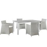 Modway - Junction 5 Piece Outdoor Patio Dining Set - EEI-1746