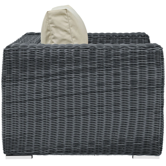 Modway - Summon Outdoor Patio Fabric Sunbrella® Armchair - EEI-1864