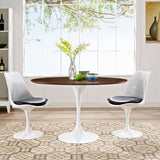 Modway - Lippa 48" Oval Walnut Dining Table - EEI-2019