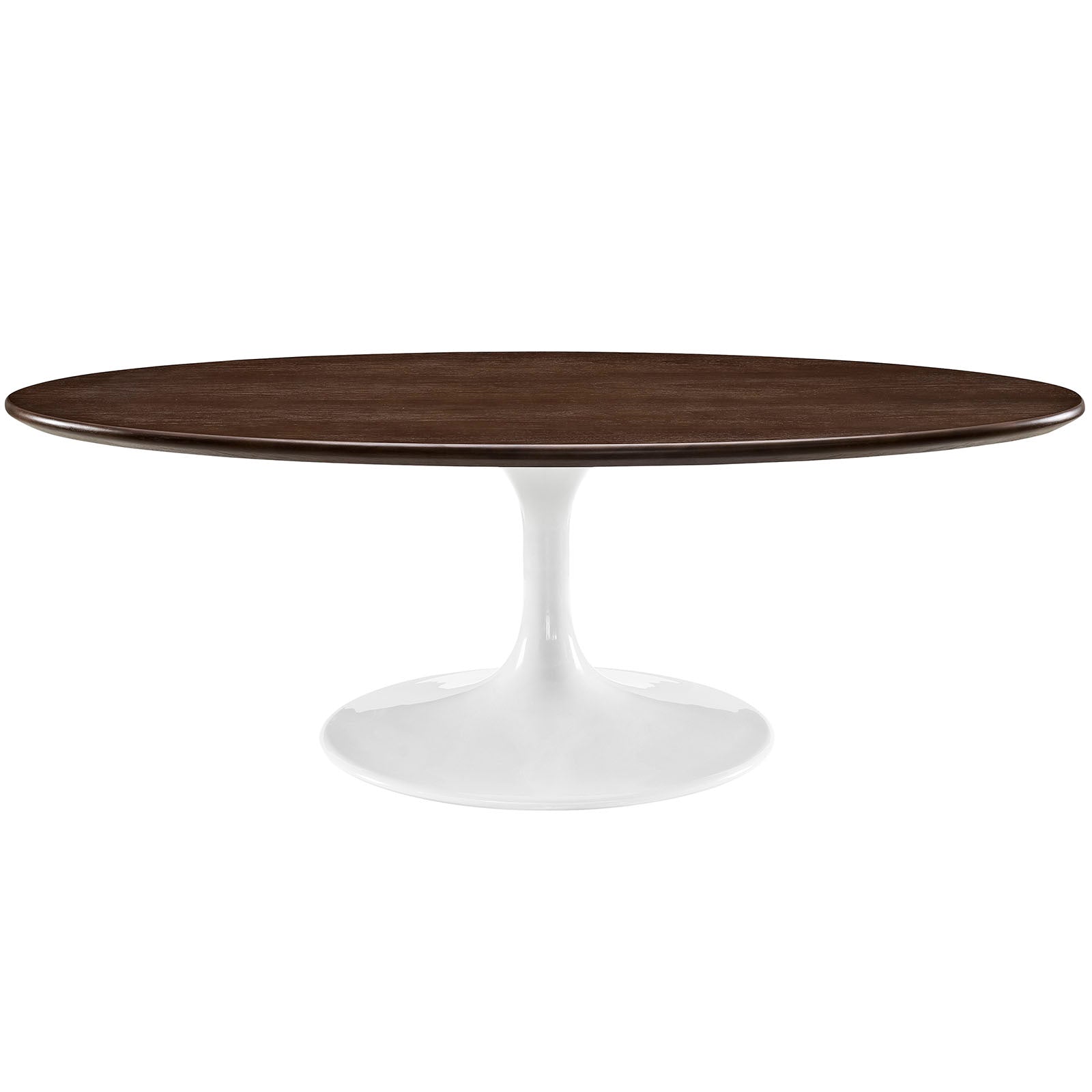 Modway - Lippa 48" Oval-Shaped Walnut Coffee Table - EEI-2020