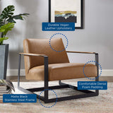 Modway - Seg Vegan Leather Accent Chair - EEI-2075