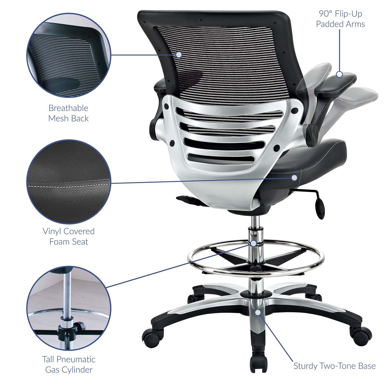 Modway - Edge Drafting Chair - EEI-211
