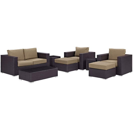 Modway - Convene 8 Piece Outdoor Patio Sofa Set - EEI-2159
