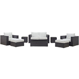 Modway - Convene 8 Piece Outdoor Patio Sofa Set - EEI-2159