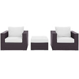 Modway - Convene 3 Piece Outdoor Patio Sofa Set - EEI-2174